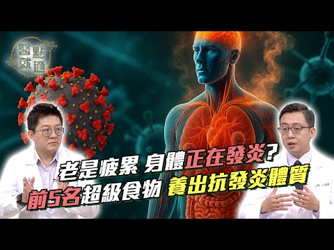 老是疲累 是身體在發炎？前五名超級食物 養出抗發炎體質！Top 5 Anti-Inflammatory Foods｜【#醫點就通】EP35#緯來育樂台#海芬ft.#王威迪#陳冠任｜2025.05.28