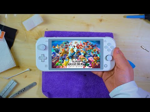 Building The ULTIMATE Nintendo Switch Lite | PART 1 - White Shell Swap / Digitizer Replacement