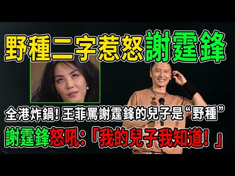 全港炸鍋！王菲“野種”二字惹怒謝霆鋒，世紀護子大戲上演！謝霆鋒怒吼：「我的兒子我知道！」張柏芝當場淚崩！ #謝霆鋒 #王菲 #張柏芝 #熱門 #八卦