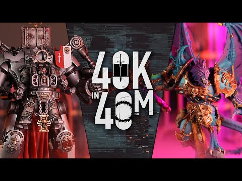 Grey Knights vs Thousand Sons : Psyker Duel! - 40k in 40m Warhammer Battle