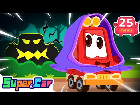 嘎吱嘎吱怪 🦴🚗｜神秘怪物在城市製造奇怪聲音！｜勇氣挑戰 💪｜問題解決力 🧠｜兒童動畫 🎥｜超級汽車