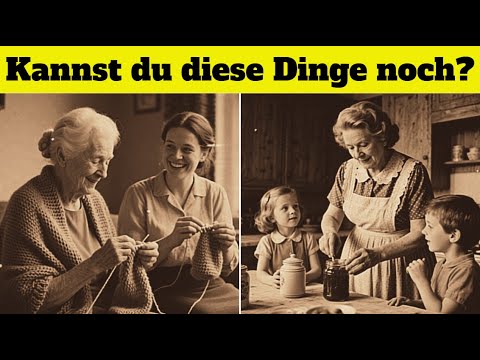 Diese 14 Dinge hat früher JEDER gekonnt – heute kann das KEINER mehr!