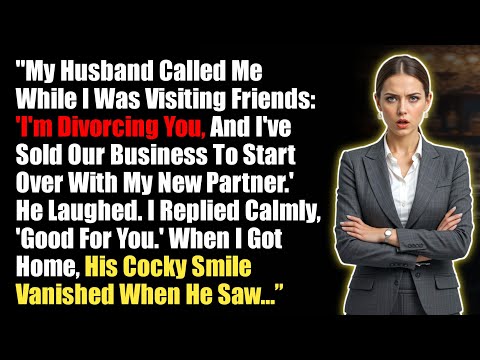 "My Husband Called to Divorce Me & Sell Our Business for a New Partner – His Reaction Was Shocking!"