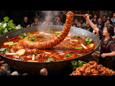 重庆小区里的天价肥肠，100元一斤生意好到排长队，食客宁愿等也得买上一份#麦总去哪吃