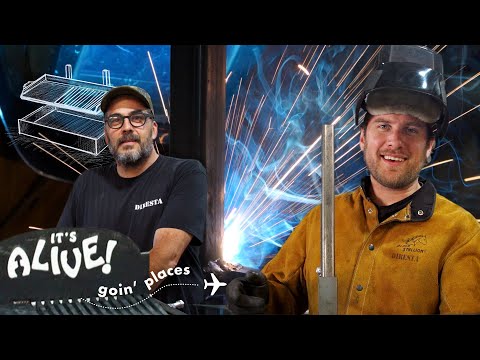 Brad Makes an Outdoor Grill (Part 1) | It's Alive: Goin' Places | Bon Appétit