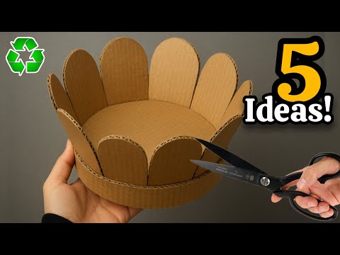 Transforming Cardboard & Fabric Scraps ♻️😱 5 GENIUS Recycling Ideas That Will Amaze You!