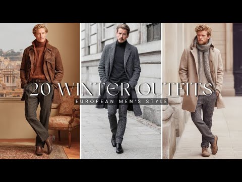 20 Winter Outfit Ideas Inspired by Europe | Men’s fashion