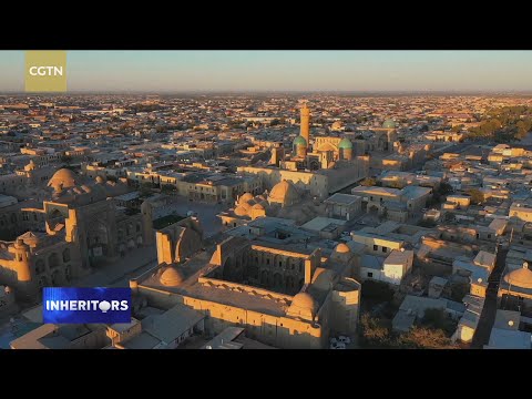 Stunning aerial view of Uzbekistan