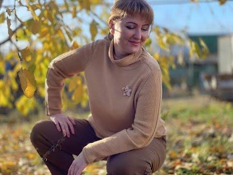 Базовая водолазка/ Вязание сверху/ Подробный Мастеркласс