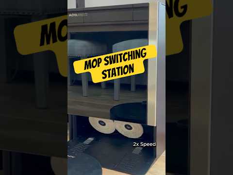 This mop switching hub is mesmerizing! #technology #smarthome #robotvacuum