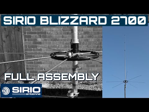 SIRIO BLIZZARD 2700/827 10/11m Base Station Antenna Assembly