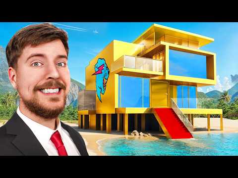 I Surprised MrBeast With a Custom House!