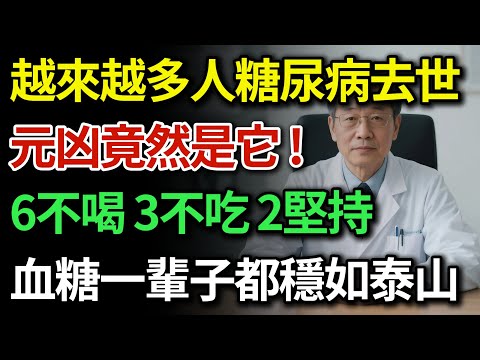 血糖降不下？兇手竟是這「6種水」和3種主食！比吃糖還毒，喝多恐洗腎、截肢！醫師：90%台灣人天天都在喝！|健康Talks|降血糖飲食禁忌|糖尿病飲食禁忌|逆轉糖尿病|如何快速降血糖|預防糖尿病併症