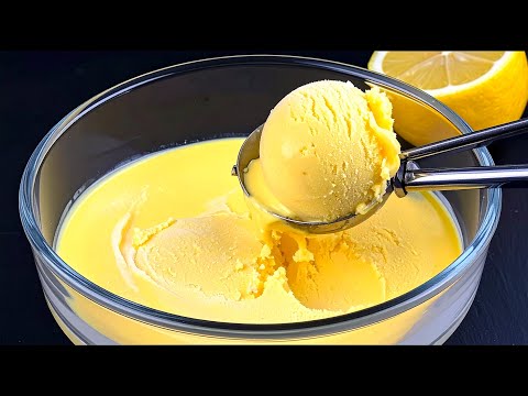 Just milk and lemons! Homemade ice cream that's better than store-bought! Dessert in 10 minutes!