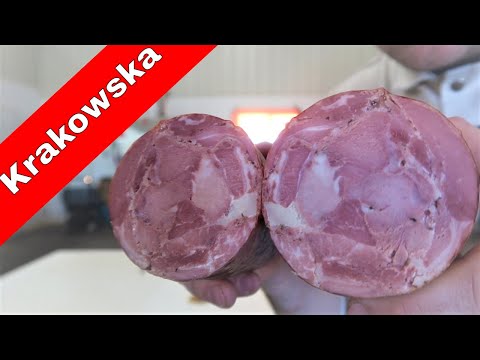 Polish Krakowska, from Home Production of Quality Meats and Sausage.
