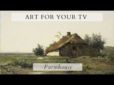 Vintage Country Farmhouse TV Screensaver | Vintage TV Art Slideshow | 1 Hr 4K HD Paintings