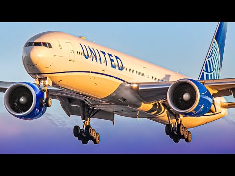 ✈️ FULL DAY of Plane Spotting at Newark Liberty Airport 🇺🇸 SUNRISE to LATE NIGHT
