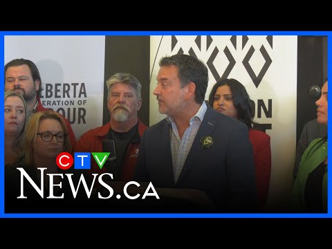 Full news conference: Alberta unions prepare for general strike