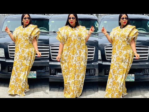 How To Make A To Seamless Shoulder Kaftan Dress With Pleat:Cutting And Stitching