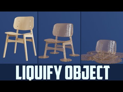 Morph an Object Into Liquid in Blender