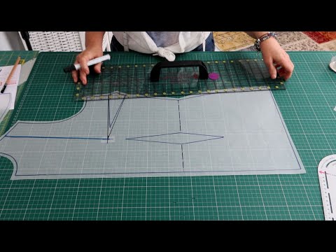 How to remove your bust dart when sewing with knits