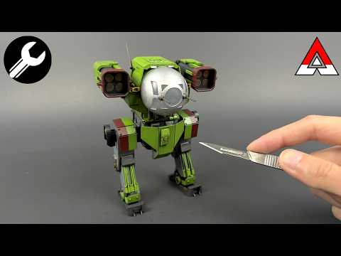 Chipping, Oil, and Olive Drab - Painting the B-17 Ping Pong Mech "Talon" (Part 2)