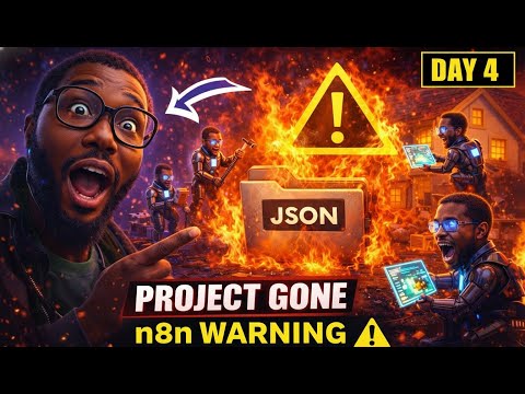 WARNING: You might lose your n8n project - Beginners Guide - Day 4 of 30: AI Automation Challenge