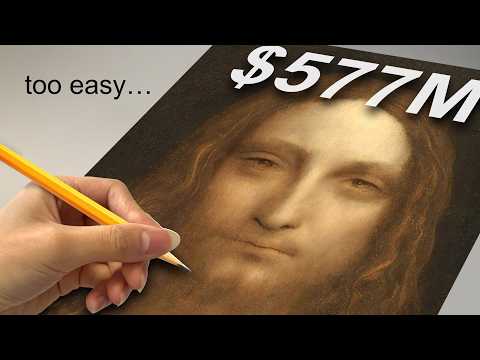 Are The MOST Expensive Paintings Hard to Draw?