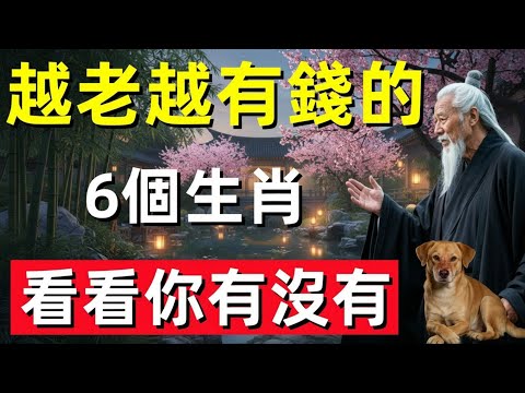 ⛩️☯🐉越老越富的6大生肖！蘇民峰點名：晚年財運狂飆、福氣越積越厚，你是否名列其中？#修行思維 #修行 #福報 #禪 #道德經 #覺醒 #開悟 #禅修⛩️☯🐉