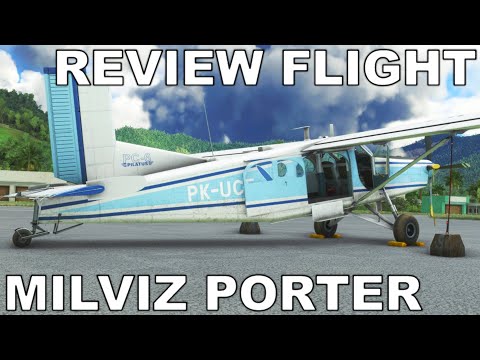 MILVIZ PC-6 Porter | REAL PILOT | Mountain Cargo Run | Full Flight Review | MSFS