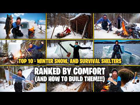 10 Warm Survival Shelters!