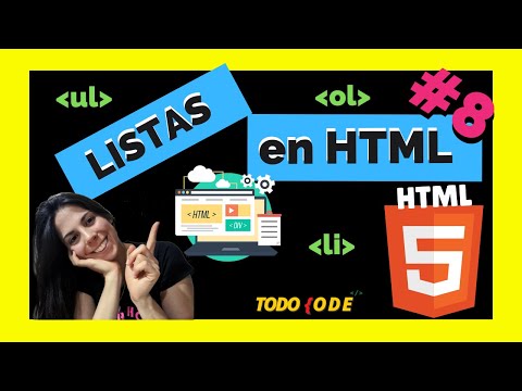 ⭐HTML LISTS - Ordered and Unordered🖥️ ul, ol, li, and more | FREE HTML COURSE 2022 | #8