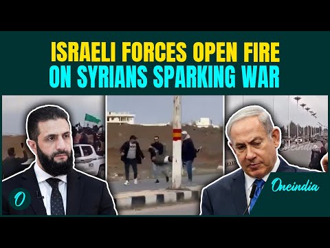 VIDEO: Israeli Forces FIRE On Syrians As Highway Turns Into WARZONE |Israel vs Syria Full-Scale War?