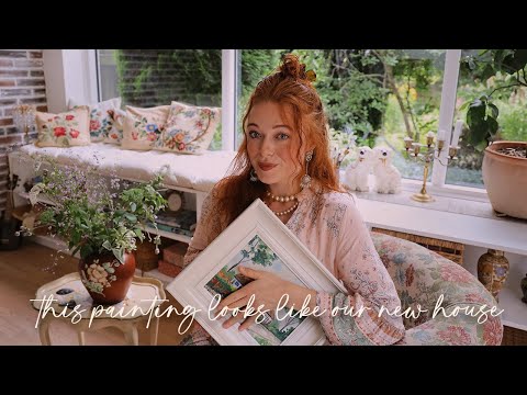 The house in this painting looks so much like our new home!