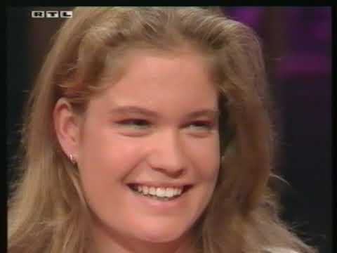 Sarah Biasini bei Gottschalk late night  29.09.1993