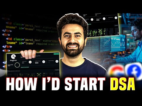 If I had to learn DSA again , I'd do this | Complete DSA Roadmap | DSA Roadmap For Internships