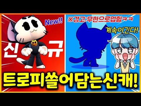 브롤 왕초보도 고수로 만들어주는 대박 신캐가 나왔습니다!!??ㅋㅋ 키트로 트로피 쓸어담아!!(브롤스타즈)