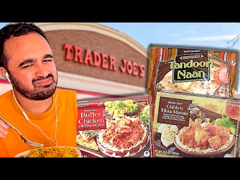 Squeex tries "authentic" FROZEN Indian Meals from Trader Joe's!