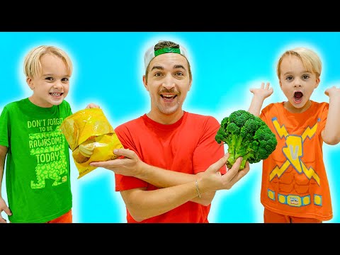 Les enfants apprennent à choisir des aliments sains