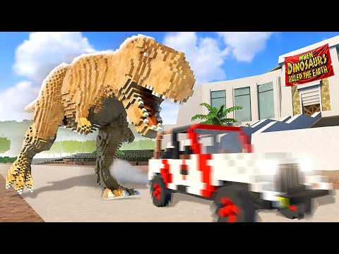DINOSAURS Attack Jurassic Park Visitor Center - Teardown Mods