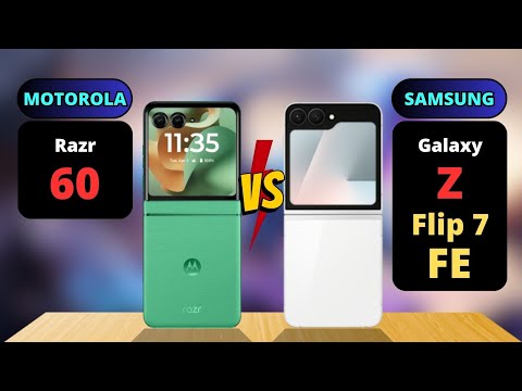 Motorola Razr 60 vs Samsung Galaxy Z Flip 7 FE Comparison