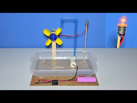 Cómo Hacer Un Generador Hidraulico De Energia Eléctrica | Idea Genial Para Estudiantes