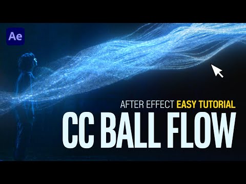 After Effects 2024 New CC Ball Easy Flow Effect Tutorial