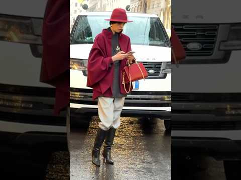 HOW ITALIANS DRESS STYLISH THIS WINTER 🇮🇹 #italianstreetstyle #milanstreetstyle #streetstyle