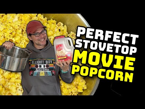 How To Make Movie Theater Popcorn At Home Without A Machine!
