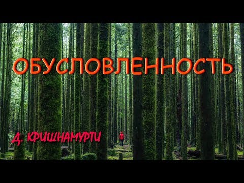 Обусловленность [Д. Кришнамурти, озв. Никошо]