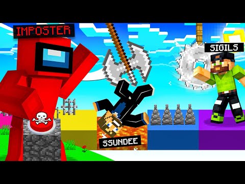 Escaping the Imposter in Minecraft... (Death Run)