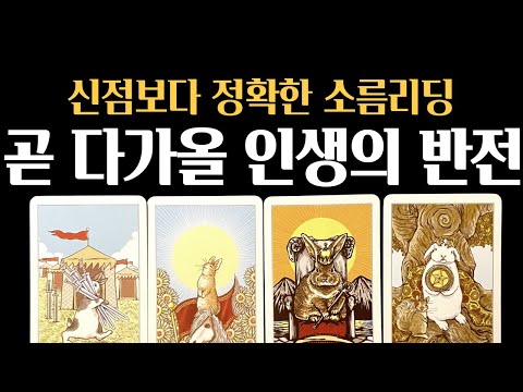 [타로]⚠️소름주의❗ 곧 내게 다가올 인생의 반전🍀진심으로 기원합니다🙏