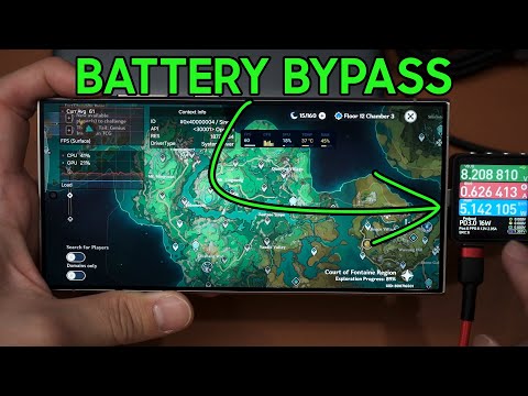 Bypass charging = better performance? Samsung Galaxy S24 Ultra battery bypass feature test