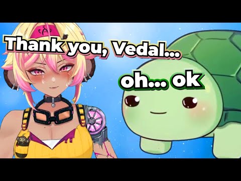Vedal can't handle Genuine Compliments